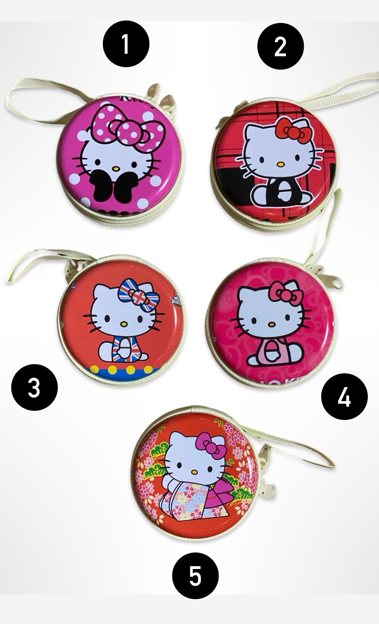 Hello Kitty Round Metal Case