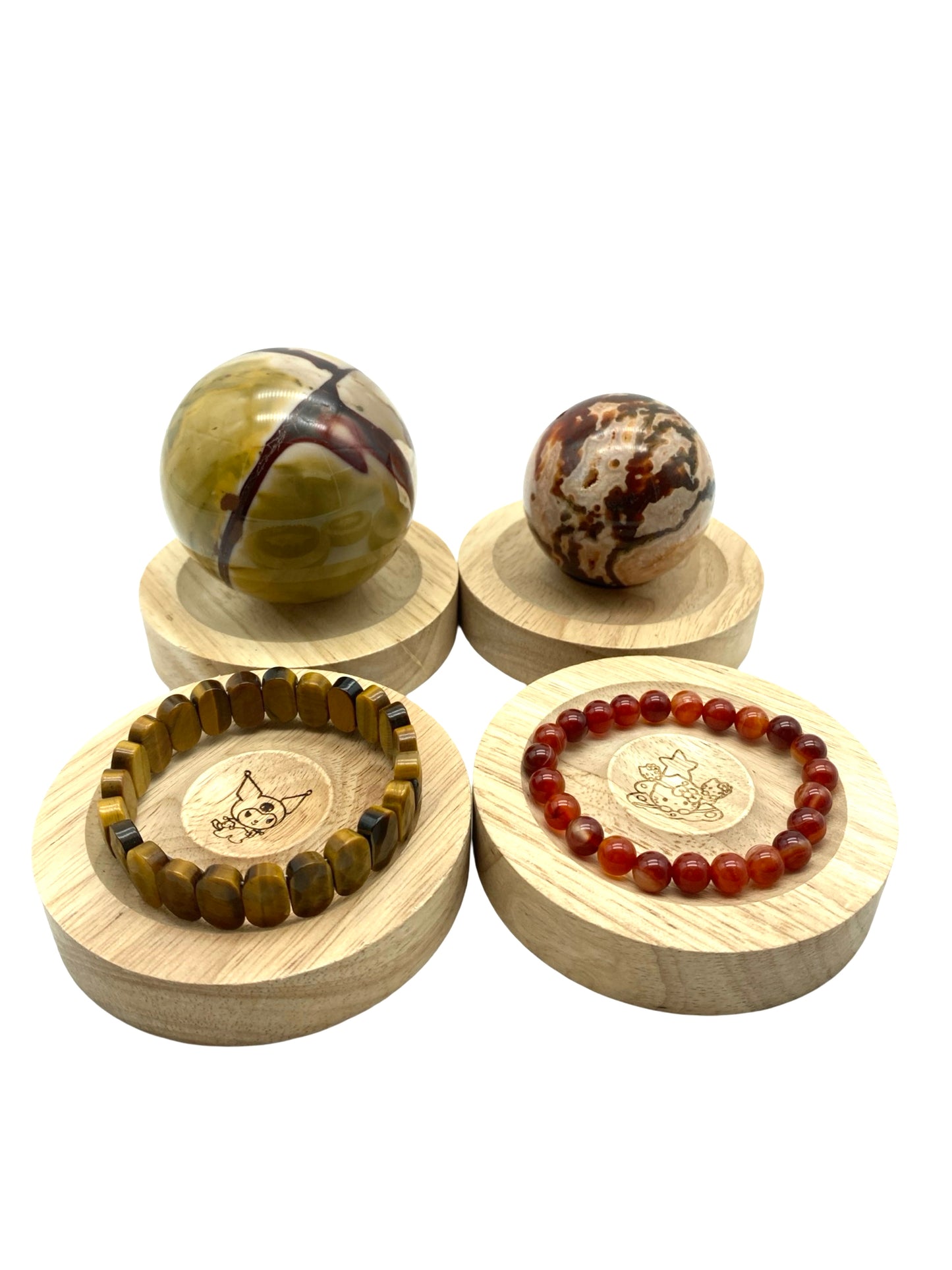 Wooden Bracelet / Sphere Holder