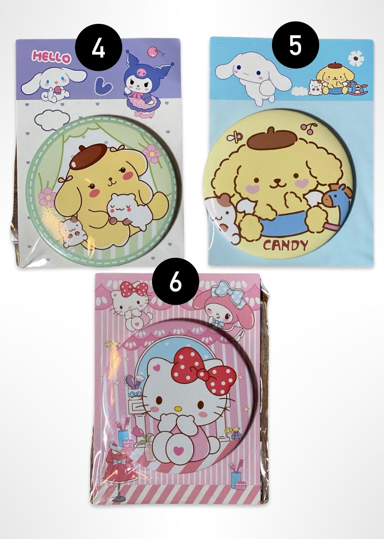 Kawaii Compact Mirror (large)