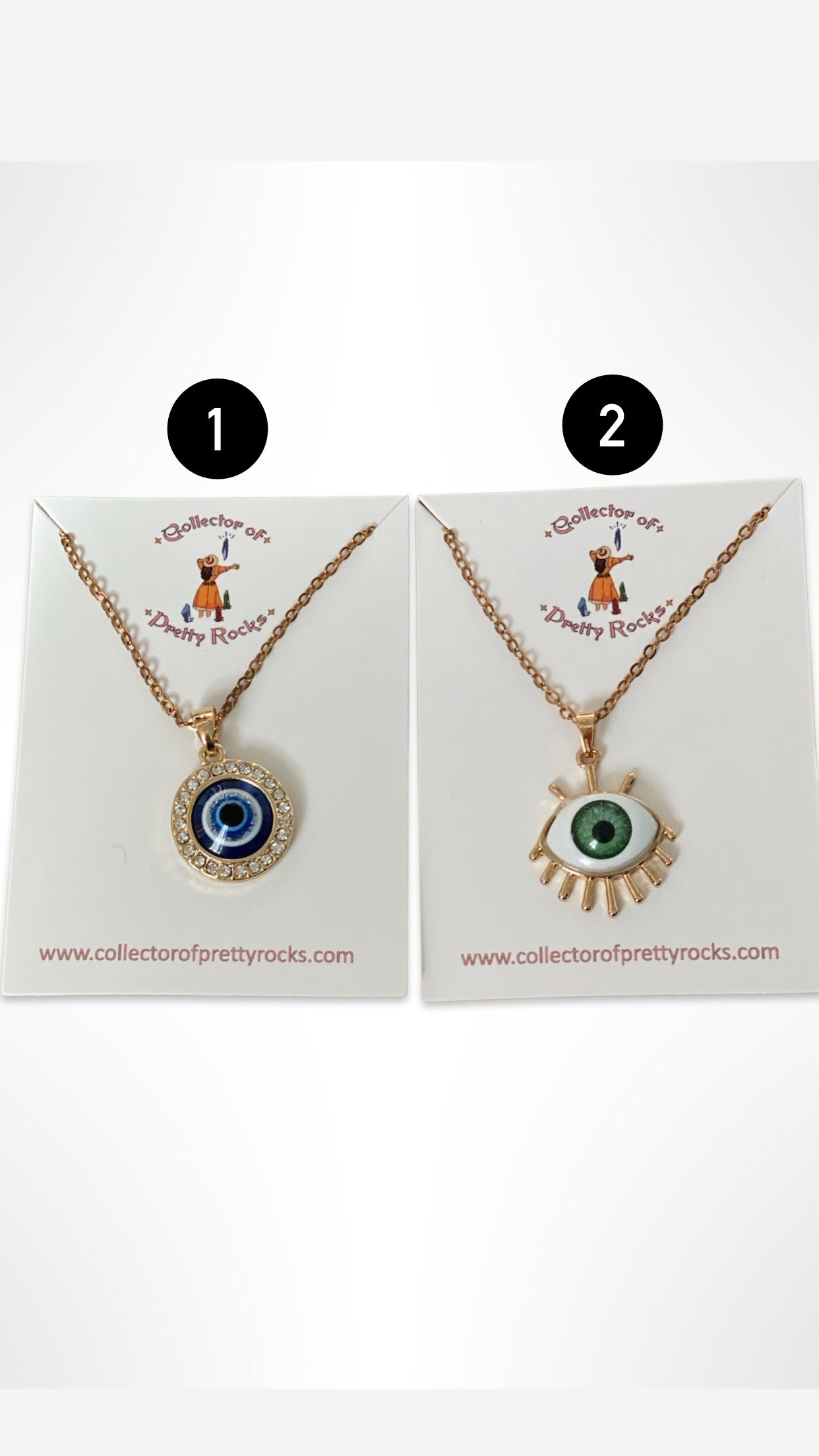 Evil Eye Necklace Set 3