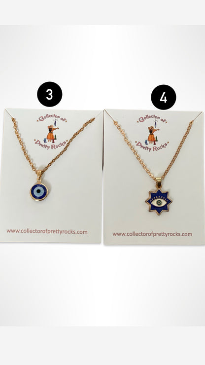 Evil Eye Necklace Set 2