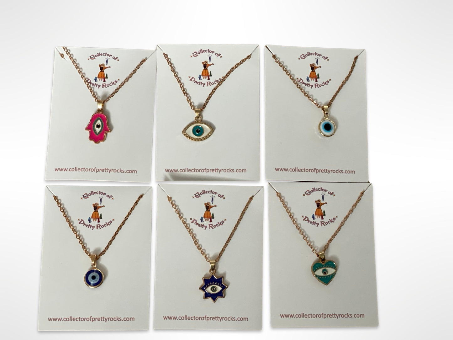 Evil Eye Necklace Set 2