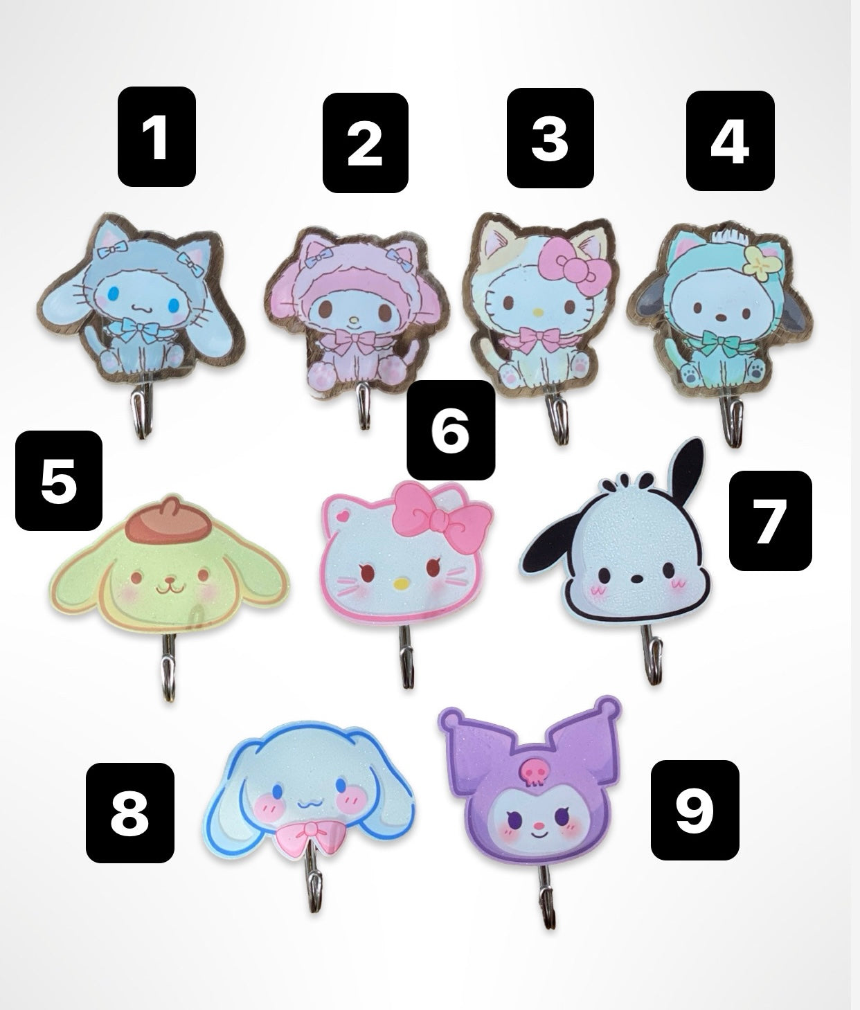 Sanrio Wall Hooks