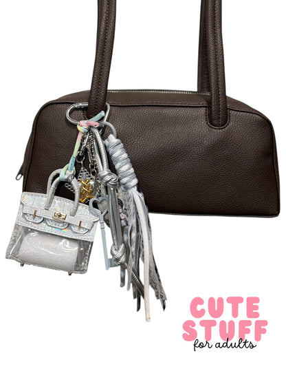 Transparent Purse (Earphone Case) Bag Charms