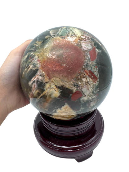 African Bloodstone Sphere