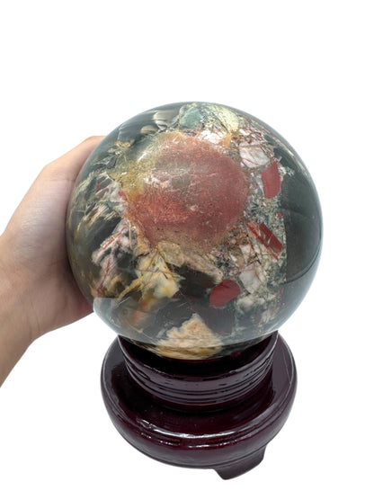 African Bloodstone Sphere