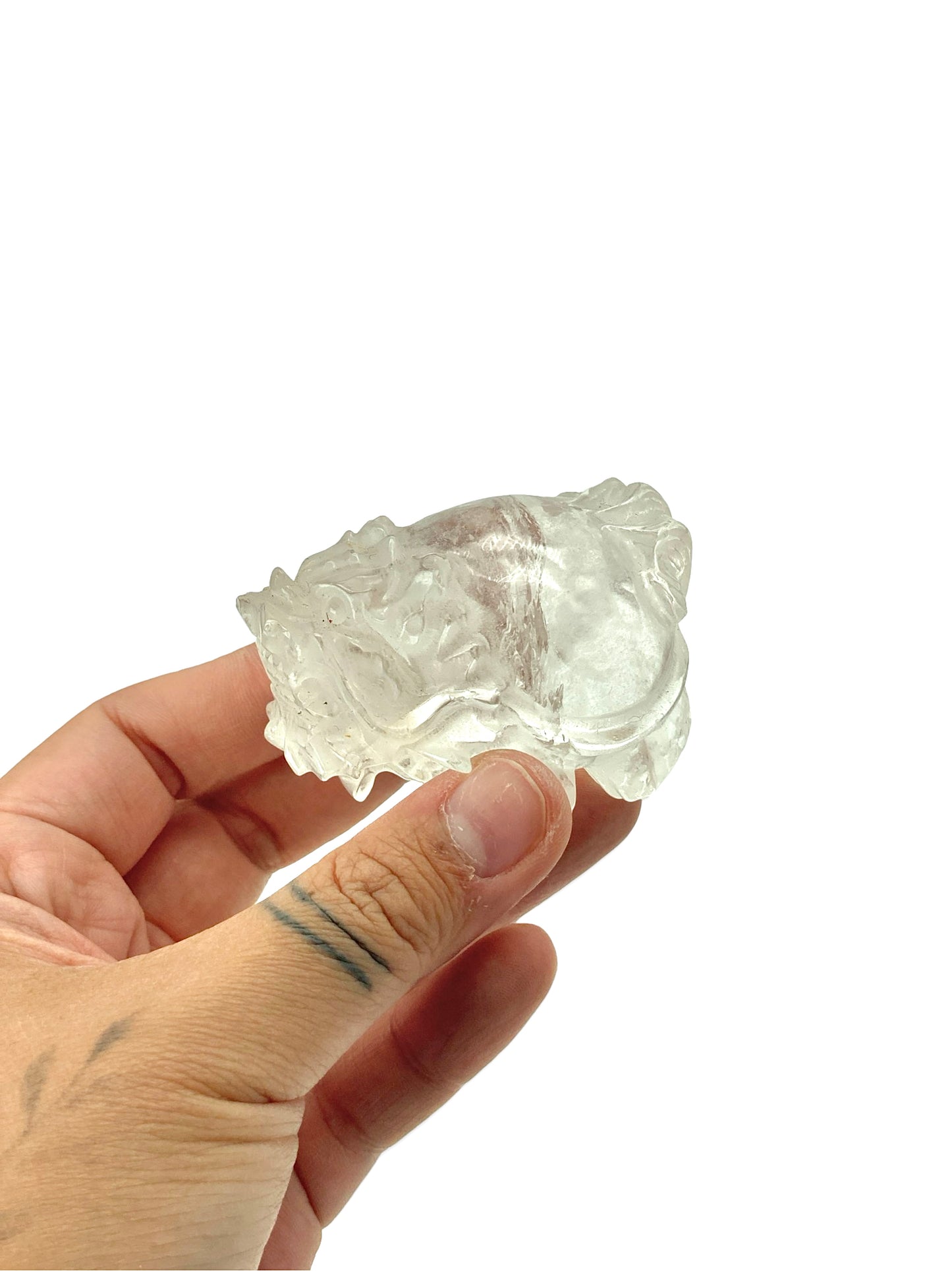 Clear Quartz Dragon Turtle