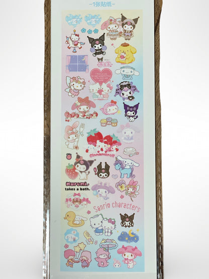 Kawaii Laser Sticker Set