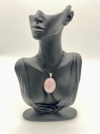 Rose Quartz Reversible Pendant