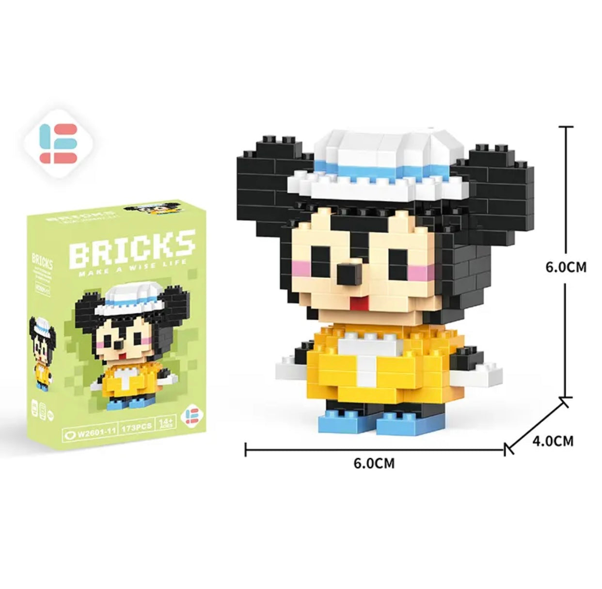 Disney & Animé Bricks - Micro Building Blocks Set