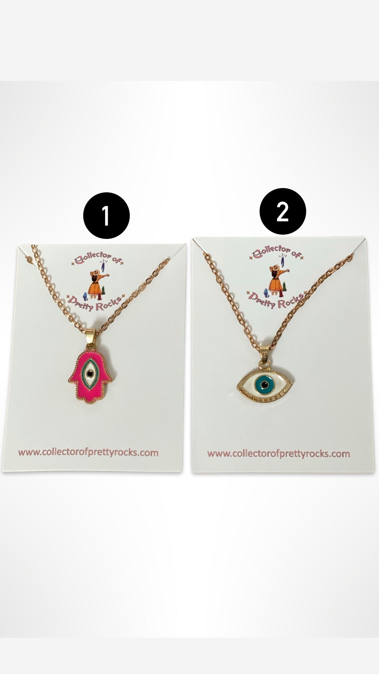 Evil Eye Necklace Set 2