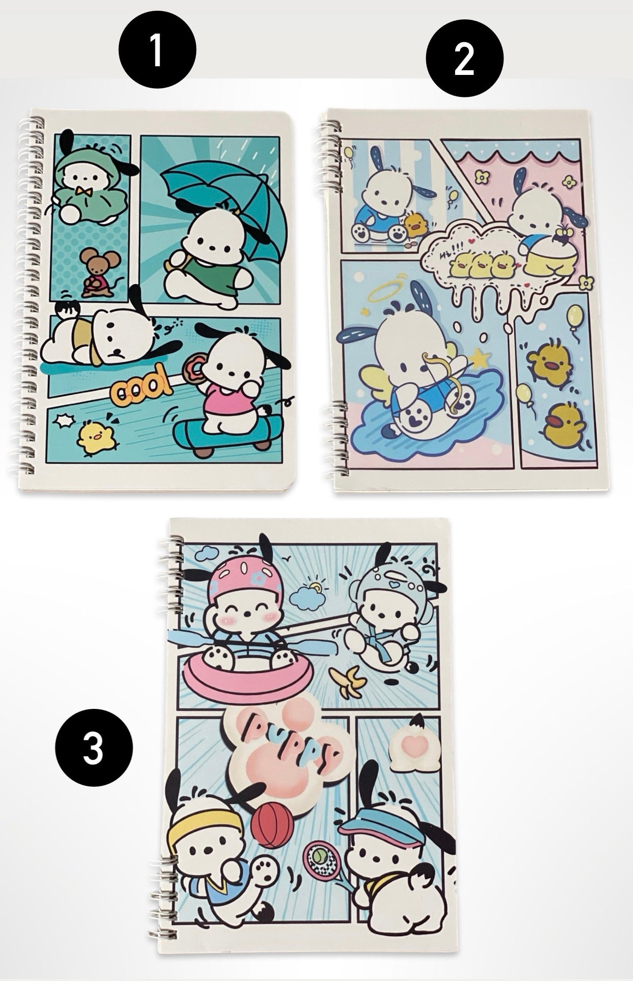 Sanrio Spring Bound Lined Notebooks