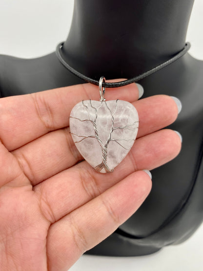 Tree of Life Heart Pendants