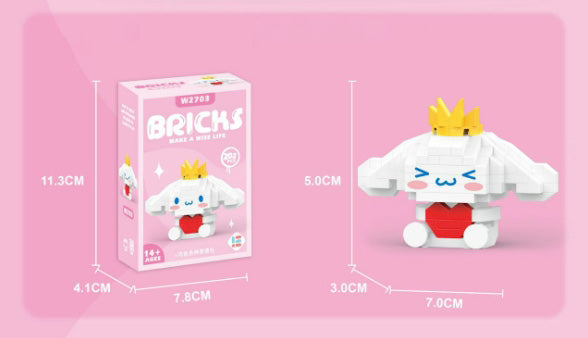 Sanrio Bricks - Micro Building Blocks Set