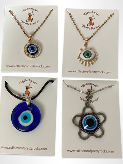 Evil Eye Necklace Set 3