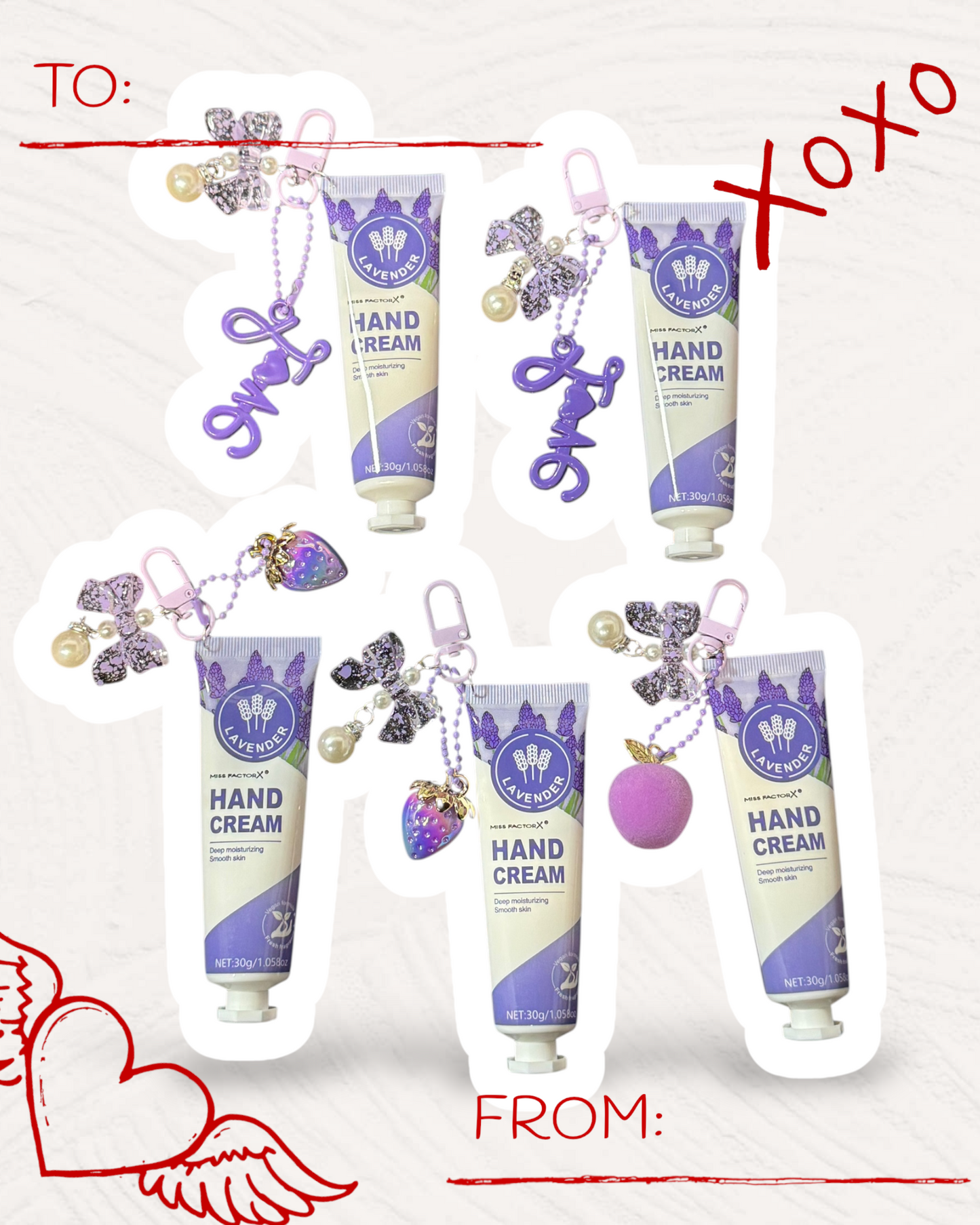 Kawaii Hand Cream Keychain with Handmade Charm | Chic Moisturizing Bag Accessory 🧴