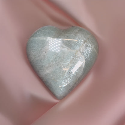 Flashy Amazonite Hearts