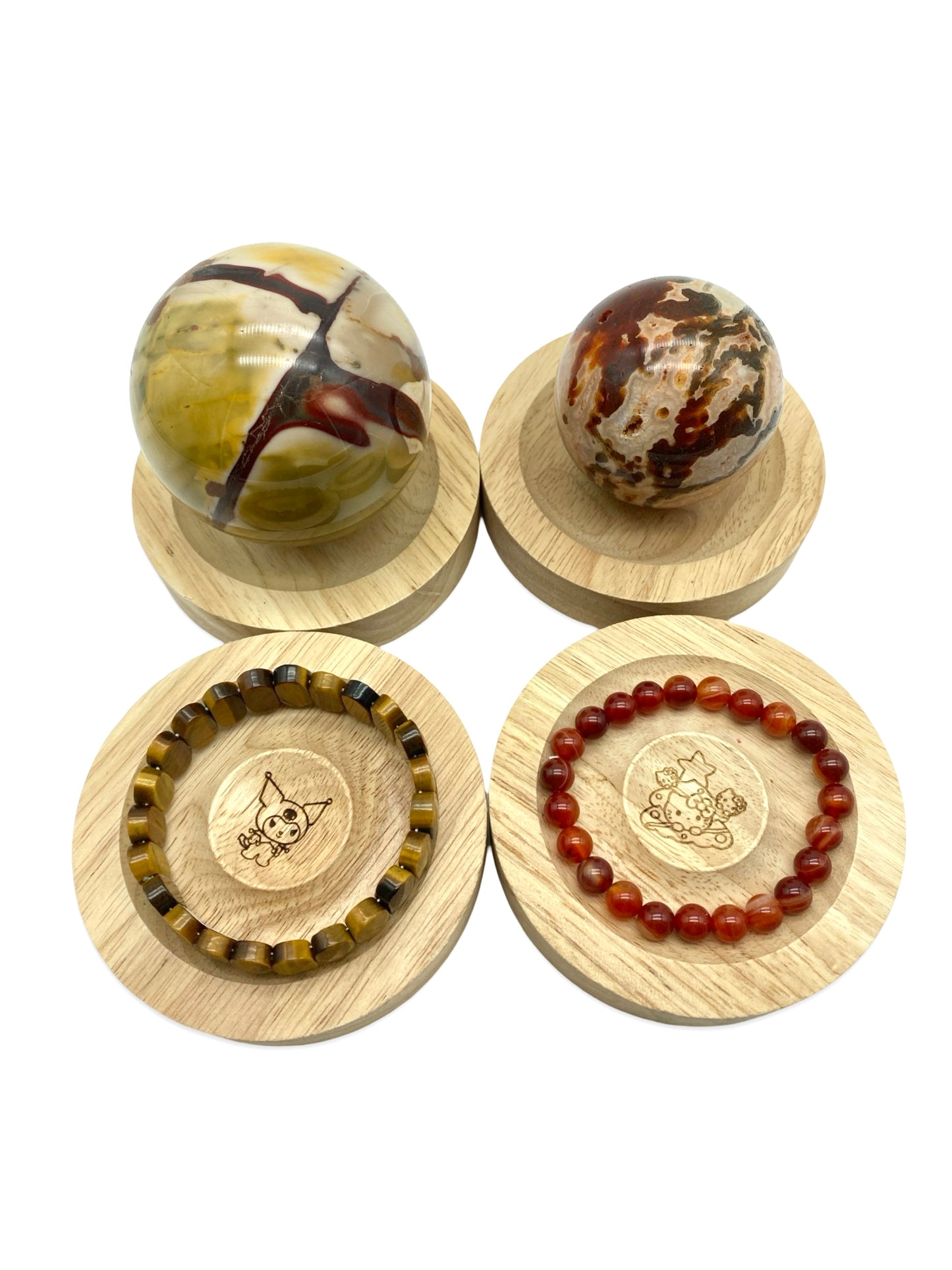 Wooden Bracelet / Sphere Holder