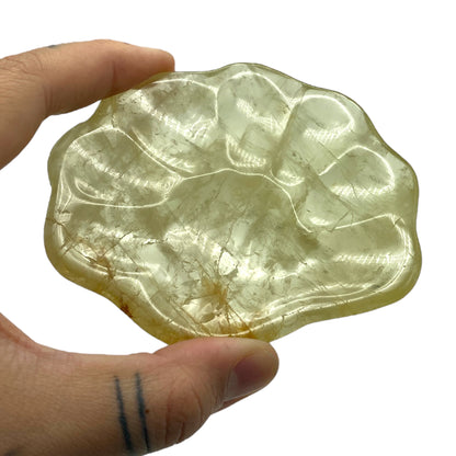 Citrine Shell Shaped Plate