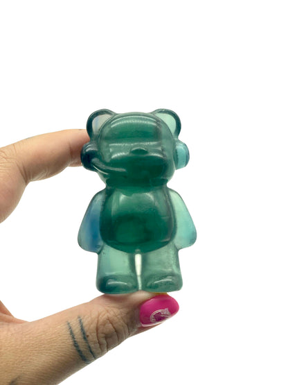 Fluorite DJ Bears 🎧🎶🧸