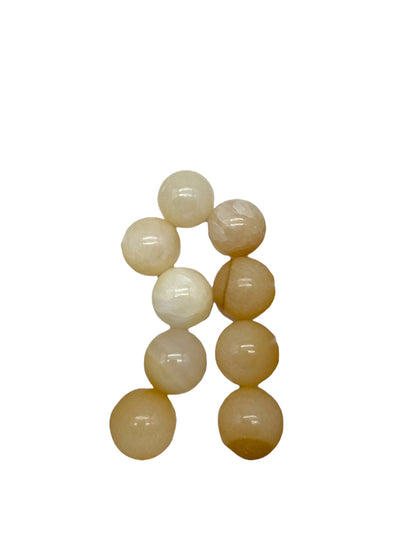 Yellow, Green, and White Onyx Sphere