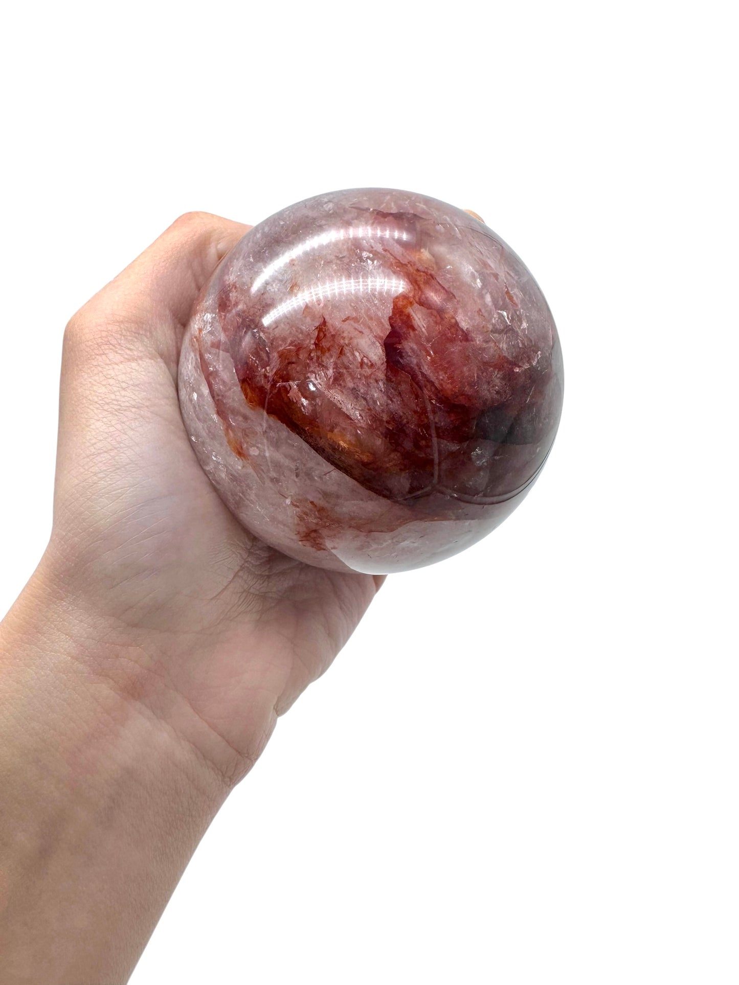 Fire Quartz Sphere