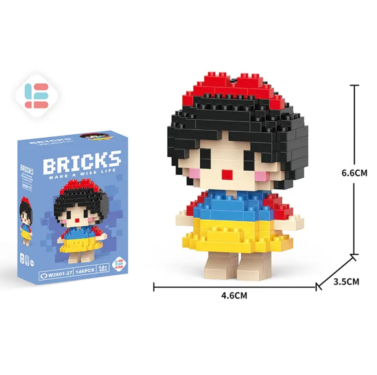 Disney & Animé Bricks - Micro Building Blocks Set