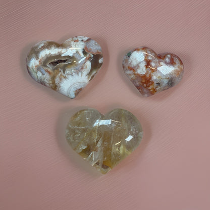 Chunky Crystal Hearts