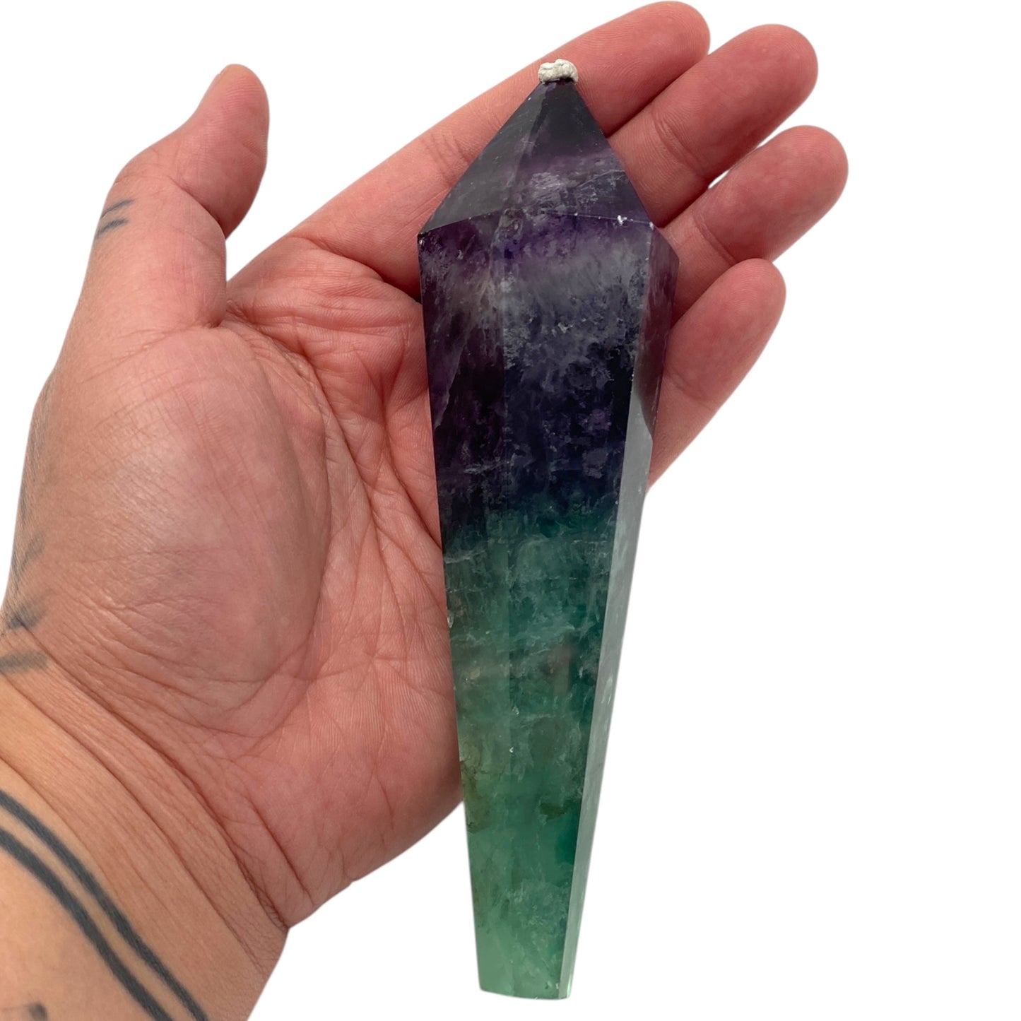 Purple and Green Fluorite Wand