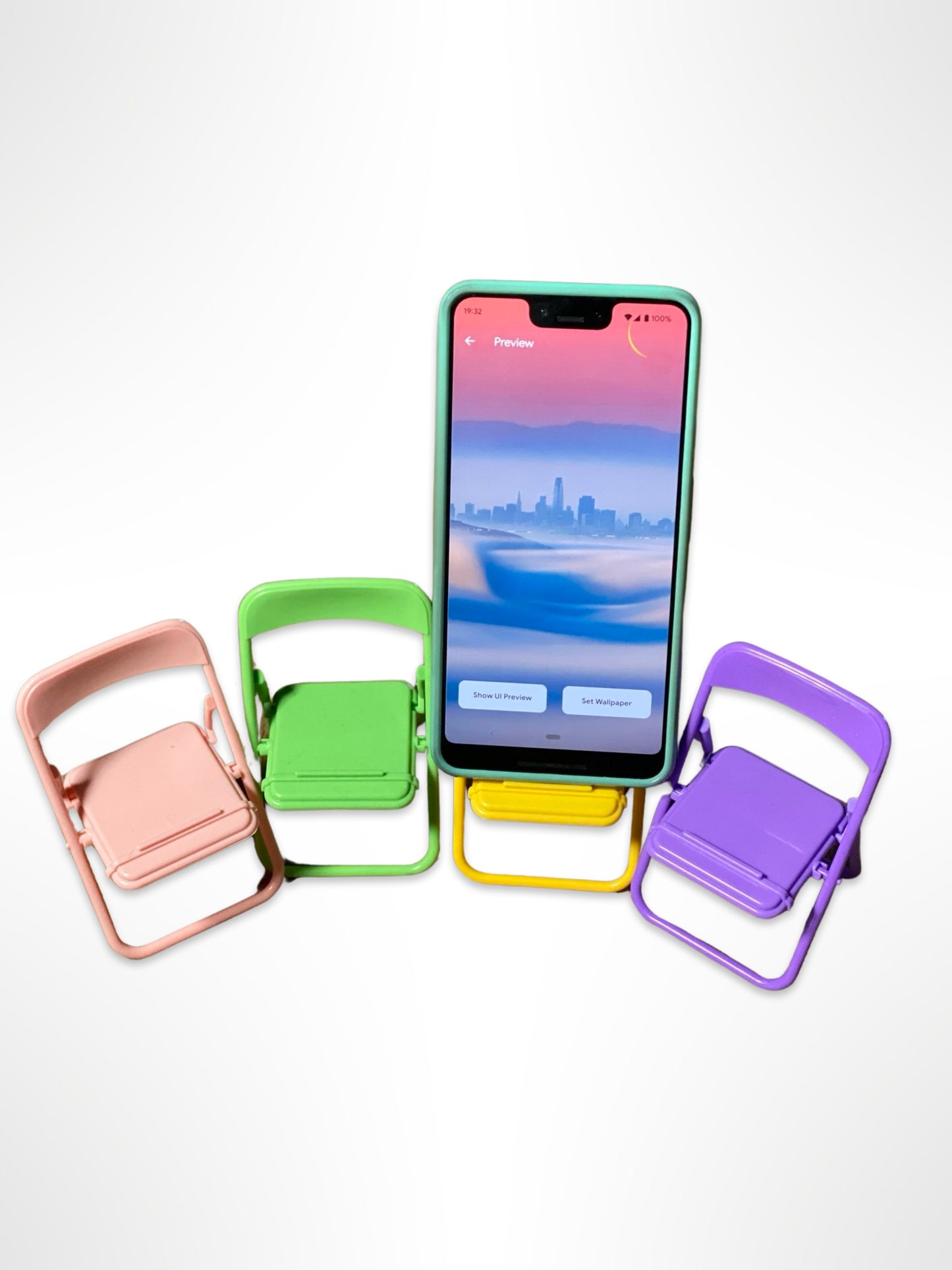 Foldable Chair Phone Holder 🪑