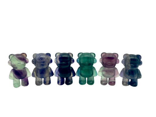 Fluorite DJ Bears 🎧🎶🧸