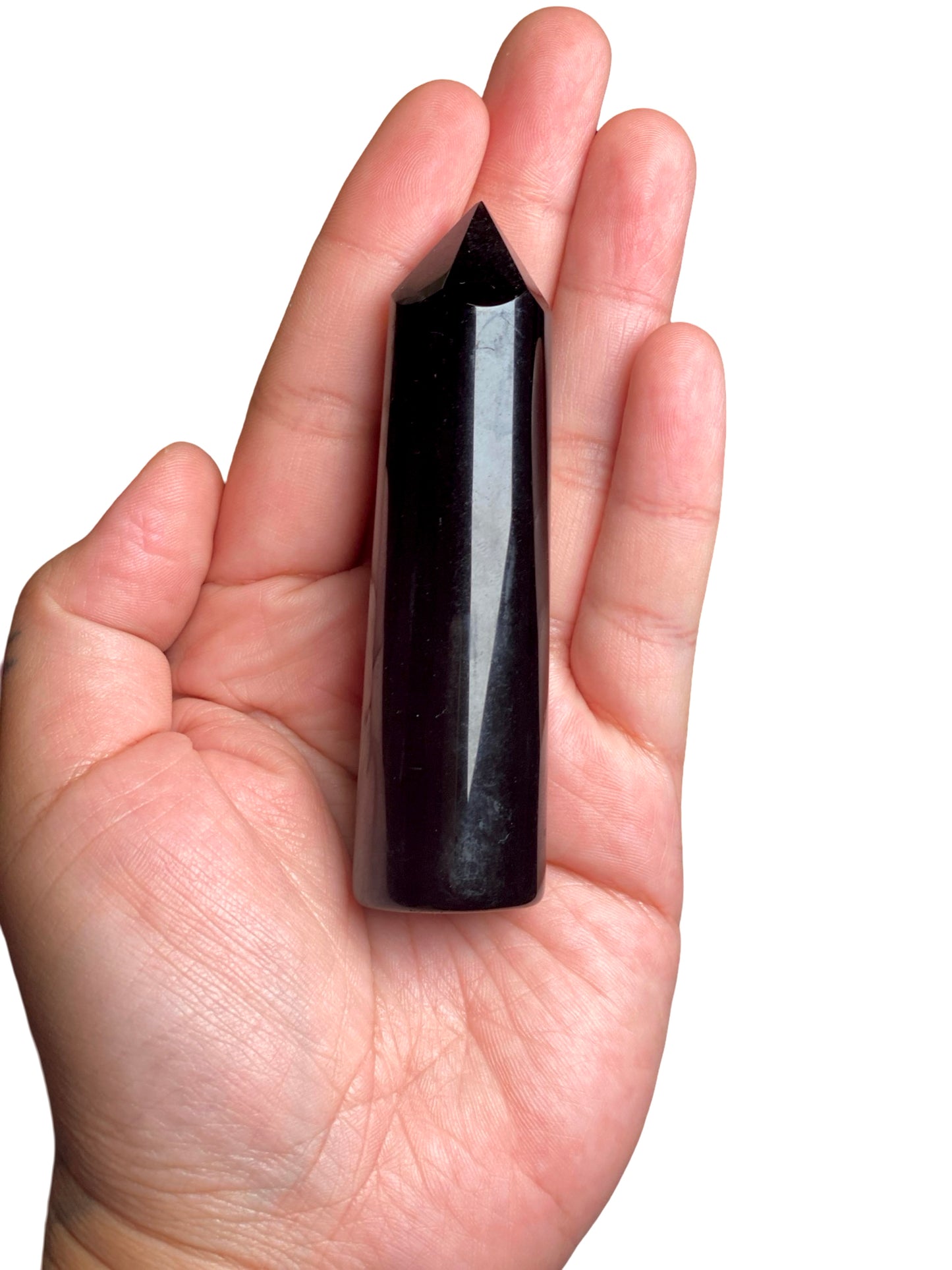 Black Obsidian Crystal Point