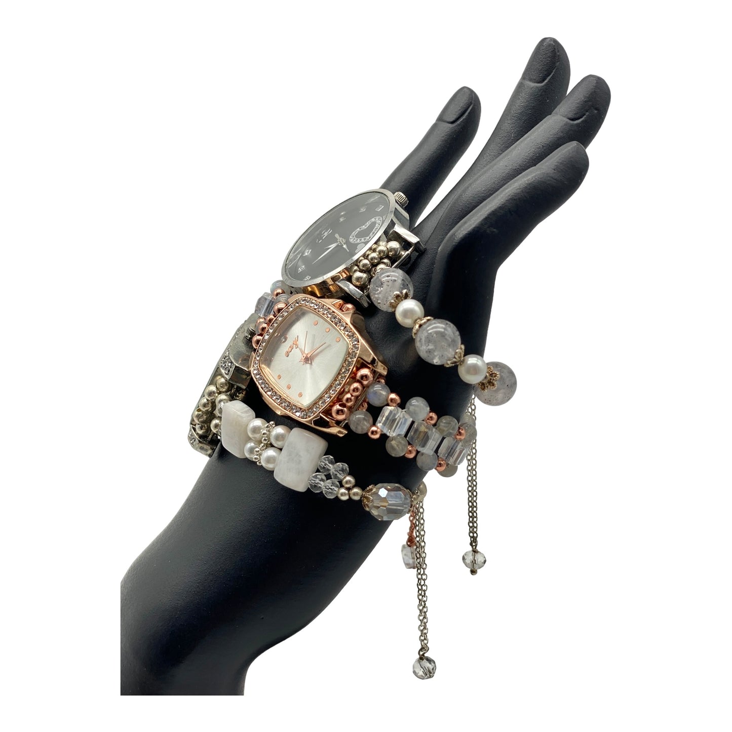 Crystal Charm Wrist Watch