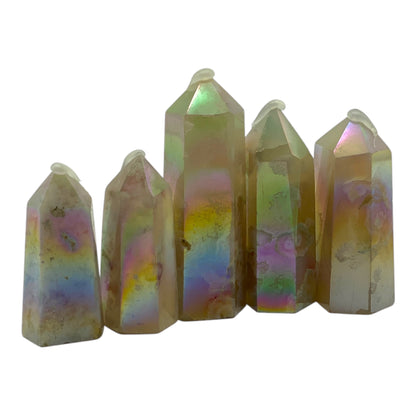 Aura Flower Agate Tower