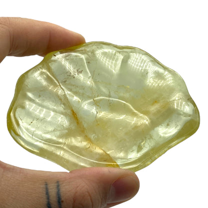 Citrine Shell Shaped Plate