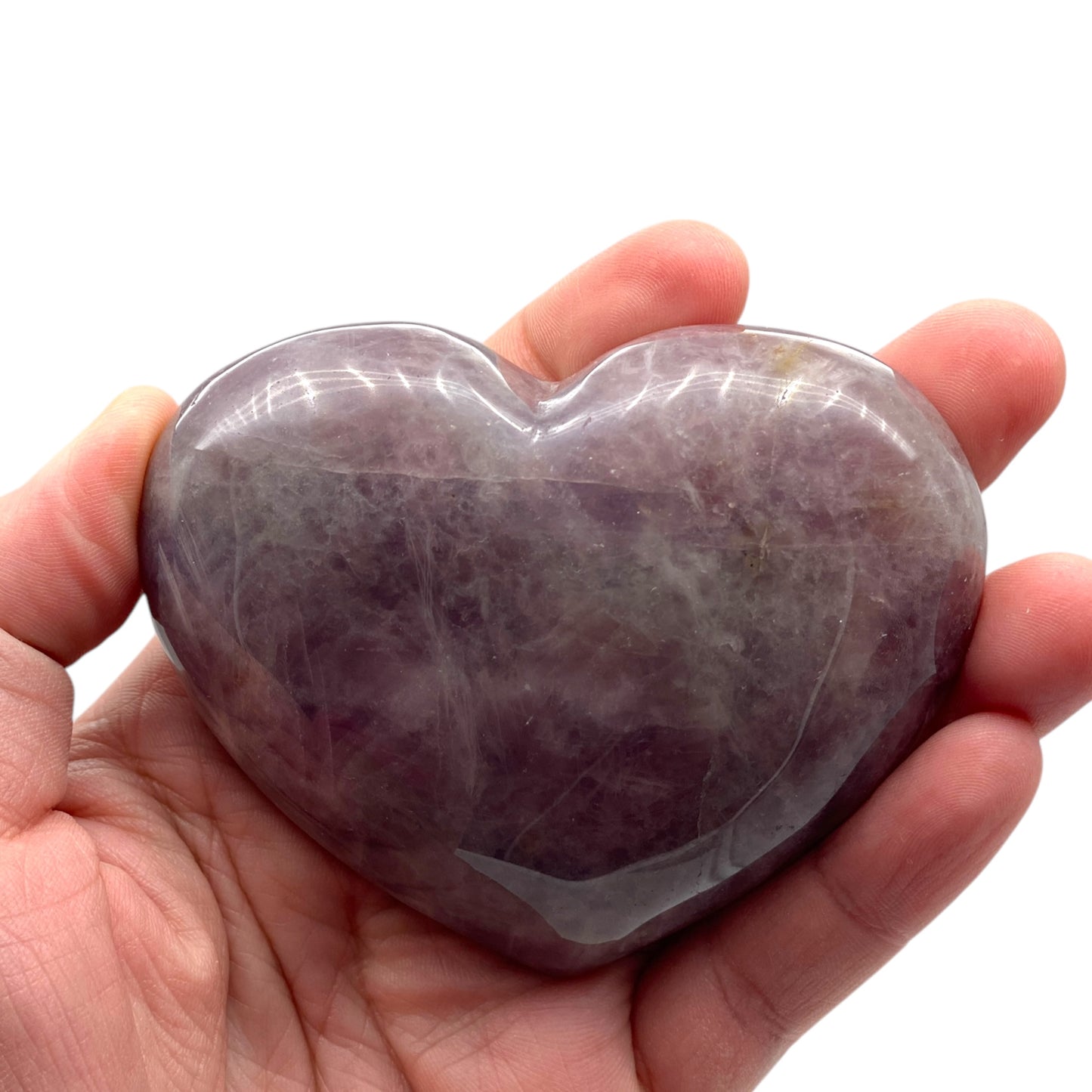 Lavender Rose Quartz Heart