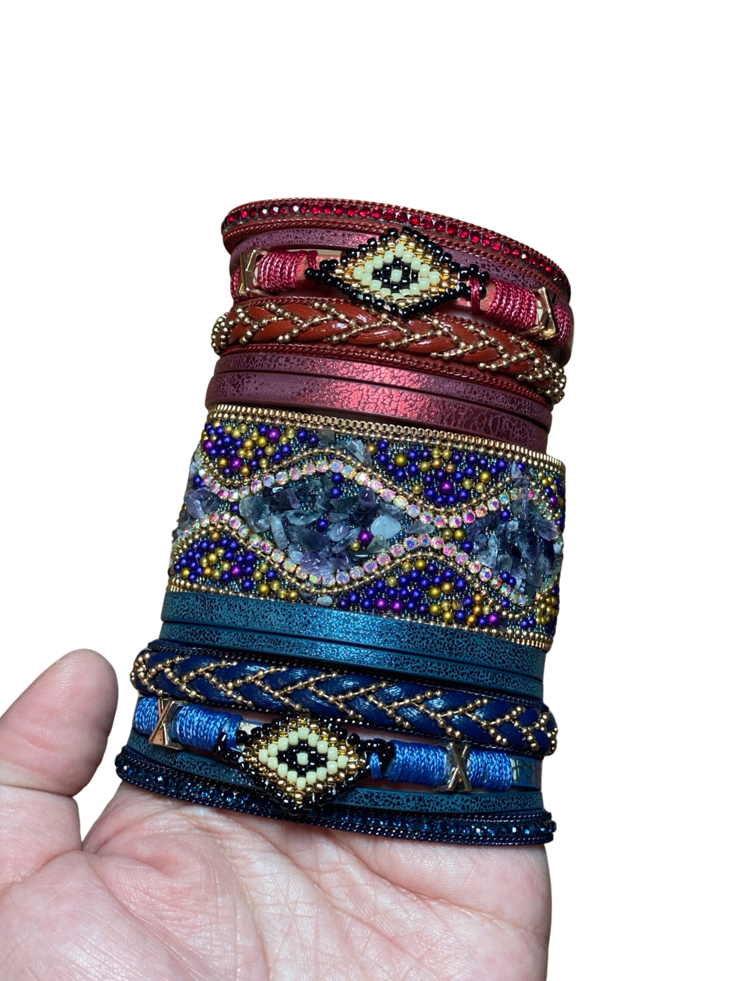 Handmade Beaded Cuff Bracelet