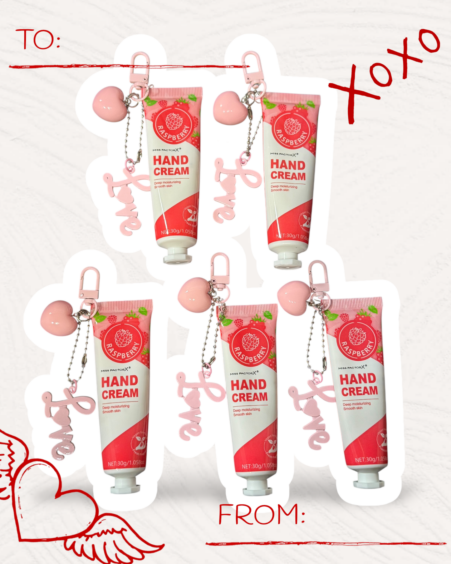 Kawaii Hand Cream Keychain with Handmade Charm | Chic Moisturizing Bag Accessory 🧴