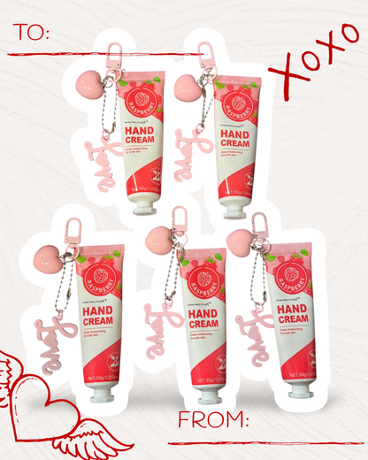 Kawaii Hand Cream Keychain with Handmade Charm | Chic Moisturizing Bag Accessory 🧴