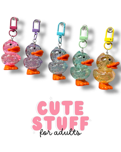 Cute Duck Keychain – Kawaii Bag Charm Accessory