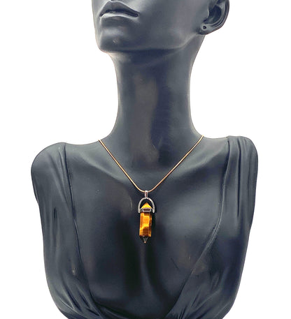 Yellow Tigers Eye Necklace