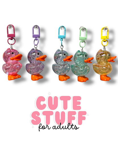 Cute Duck Keychain – Kawaii Bag Charm Accessory