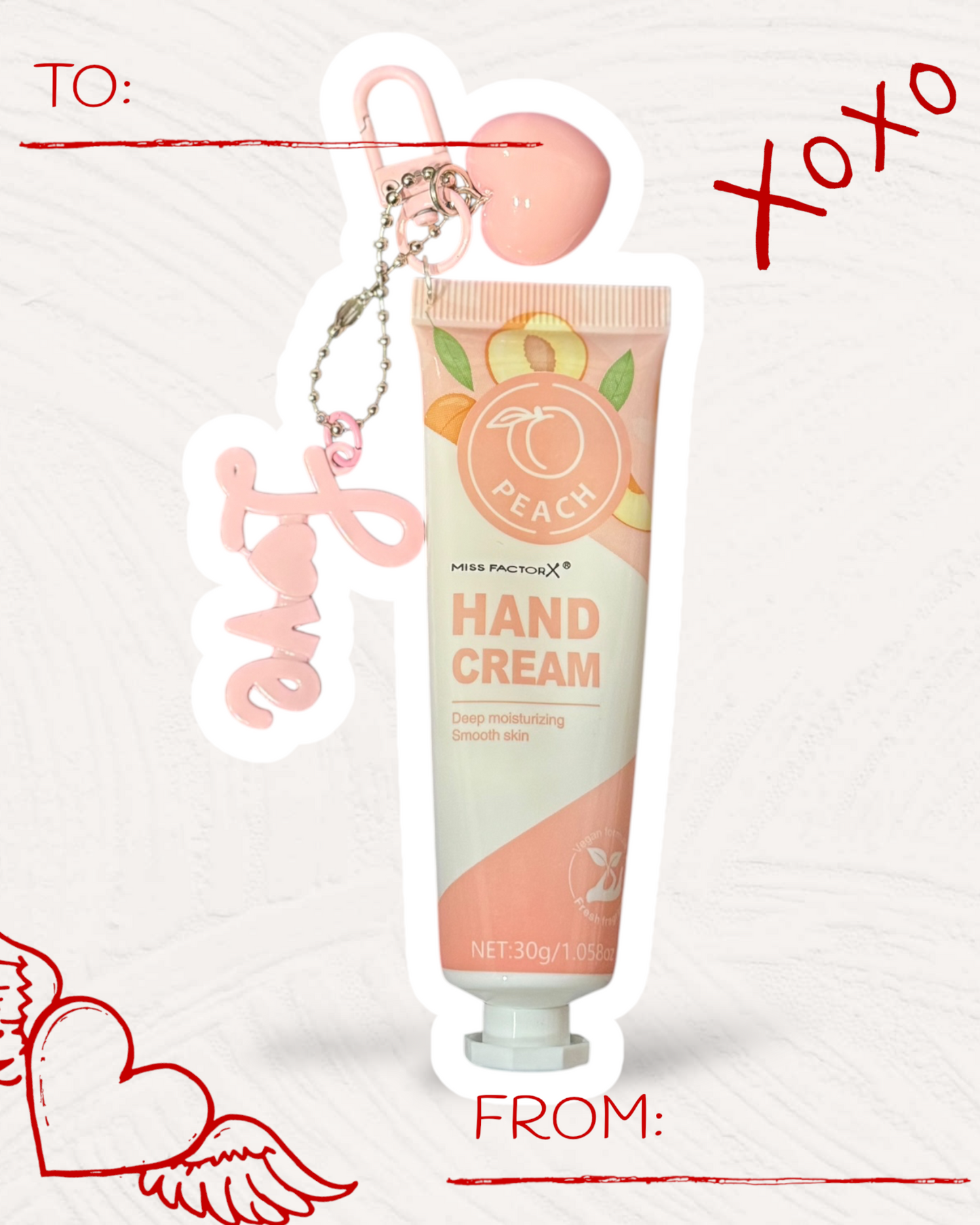 Kawaii Hand Cream Keychain with Handmade Charm | Chic Moisturizing Bag Accessory 🧴
