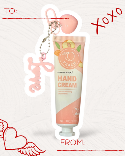 Kawaii Hand Cream Keychain with Handmade Charm | Chic Moisturizing Bag Accessory 🧴