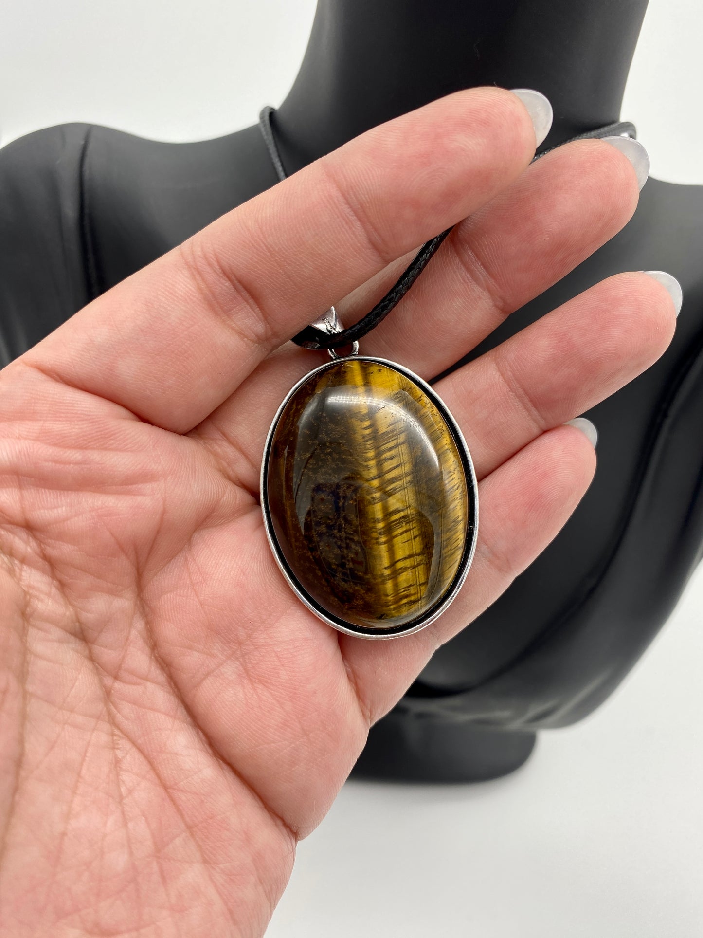 Tigers Eye Reversible Pendant