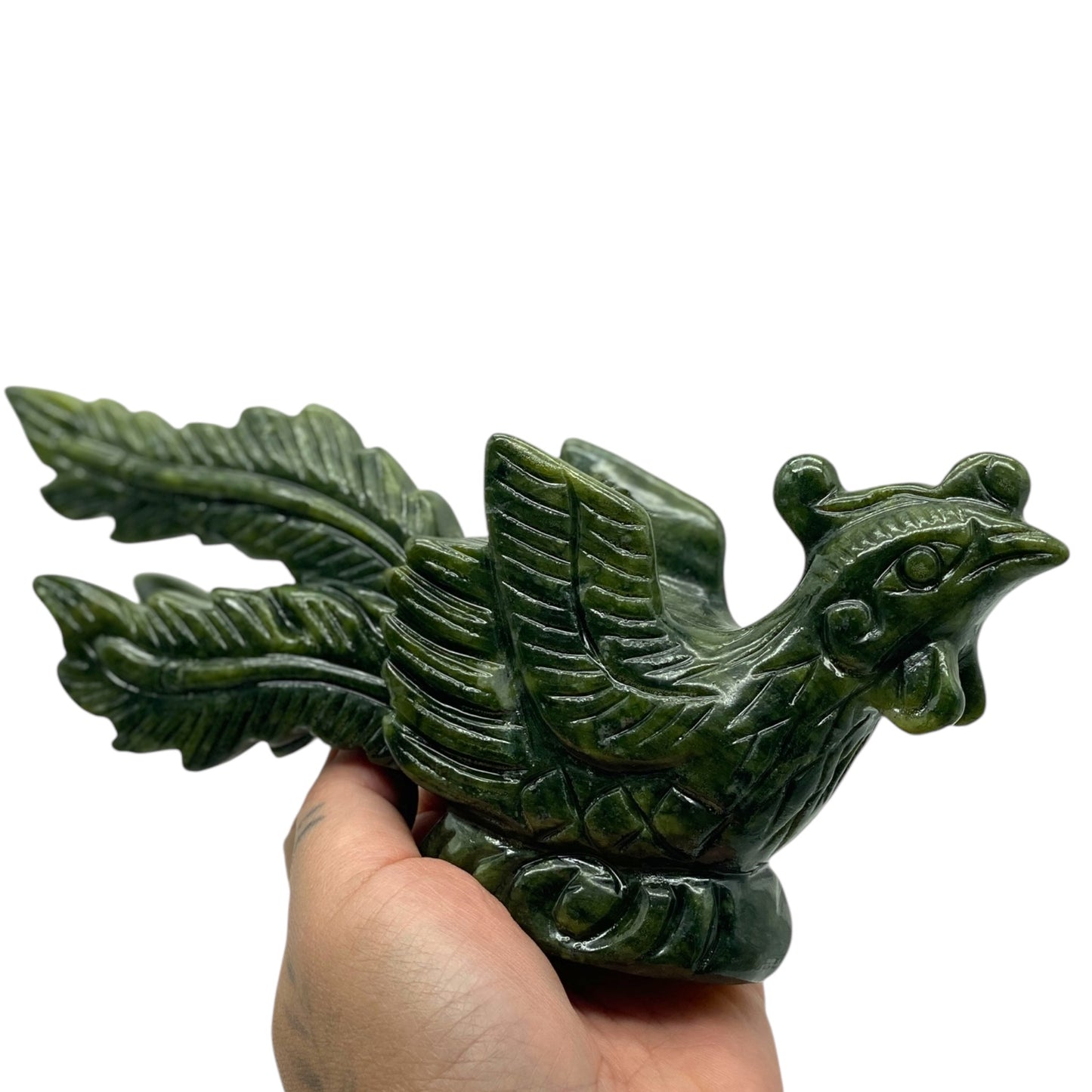 Jade Phoenix Carving