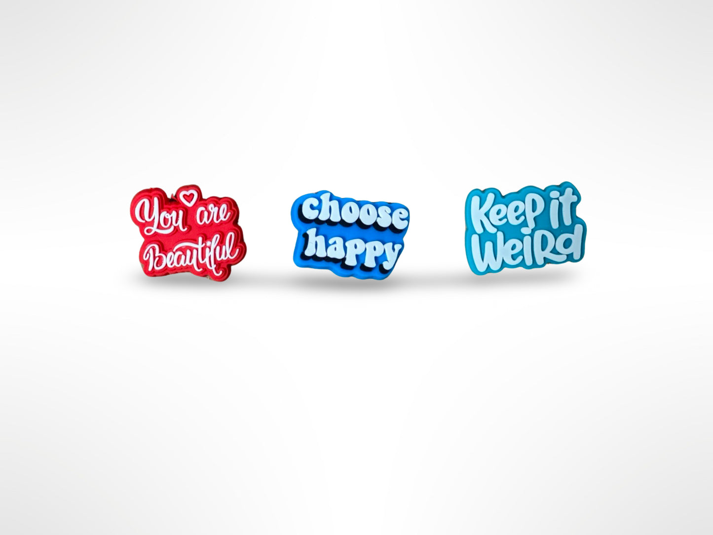 Croc Charms - Motivational Words