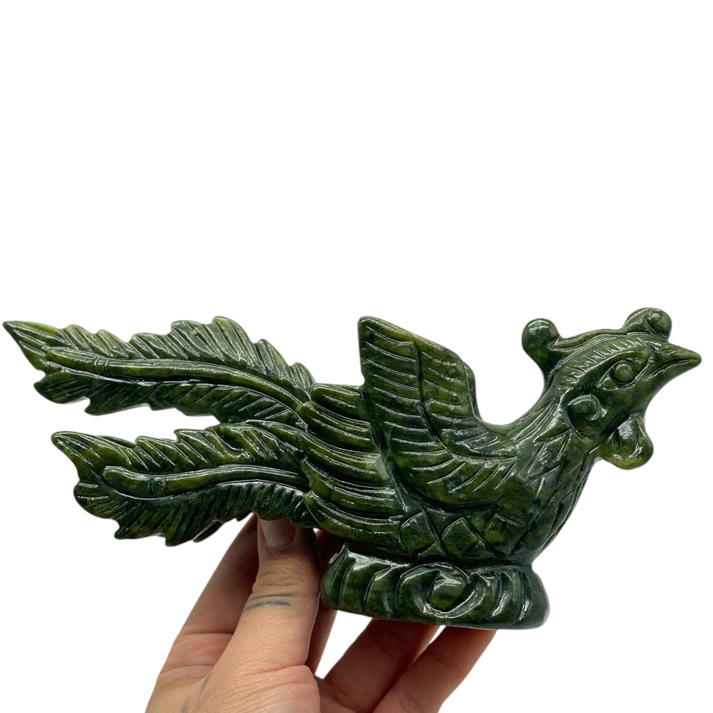 Jade Phoenix Carving