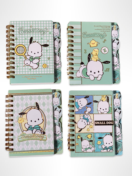 Pochacco Notebook with Tabs