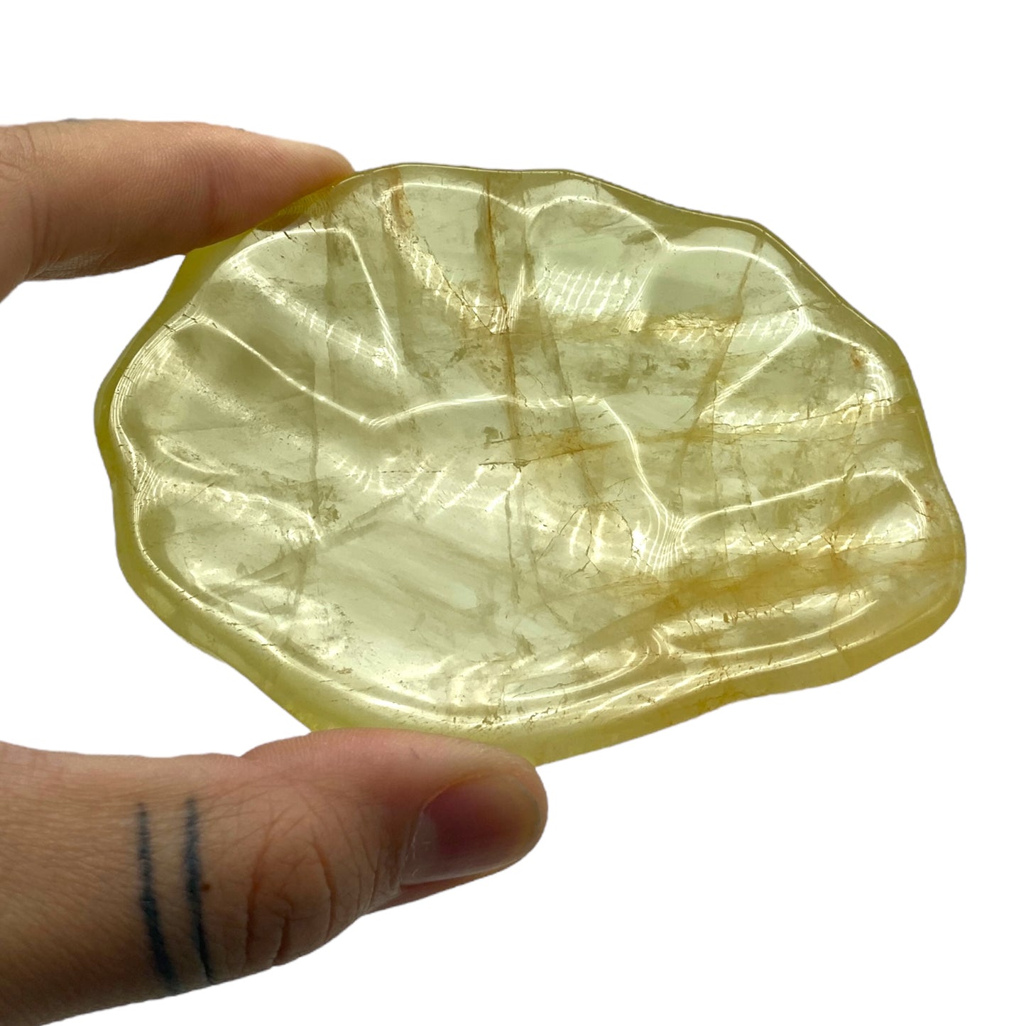 Citrine Shell Shaped Plate